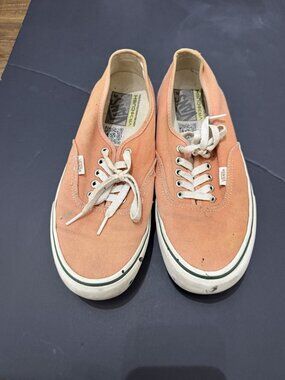 Vans Vault Canvas/Leather Peach Color Shoes
